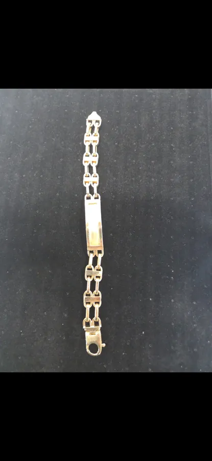 Link bracelet in 14K gold